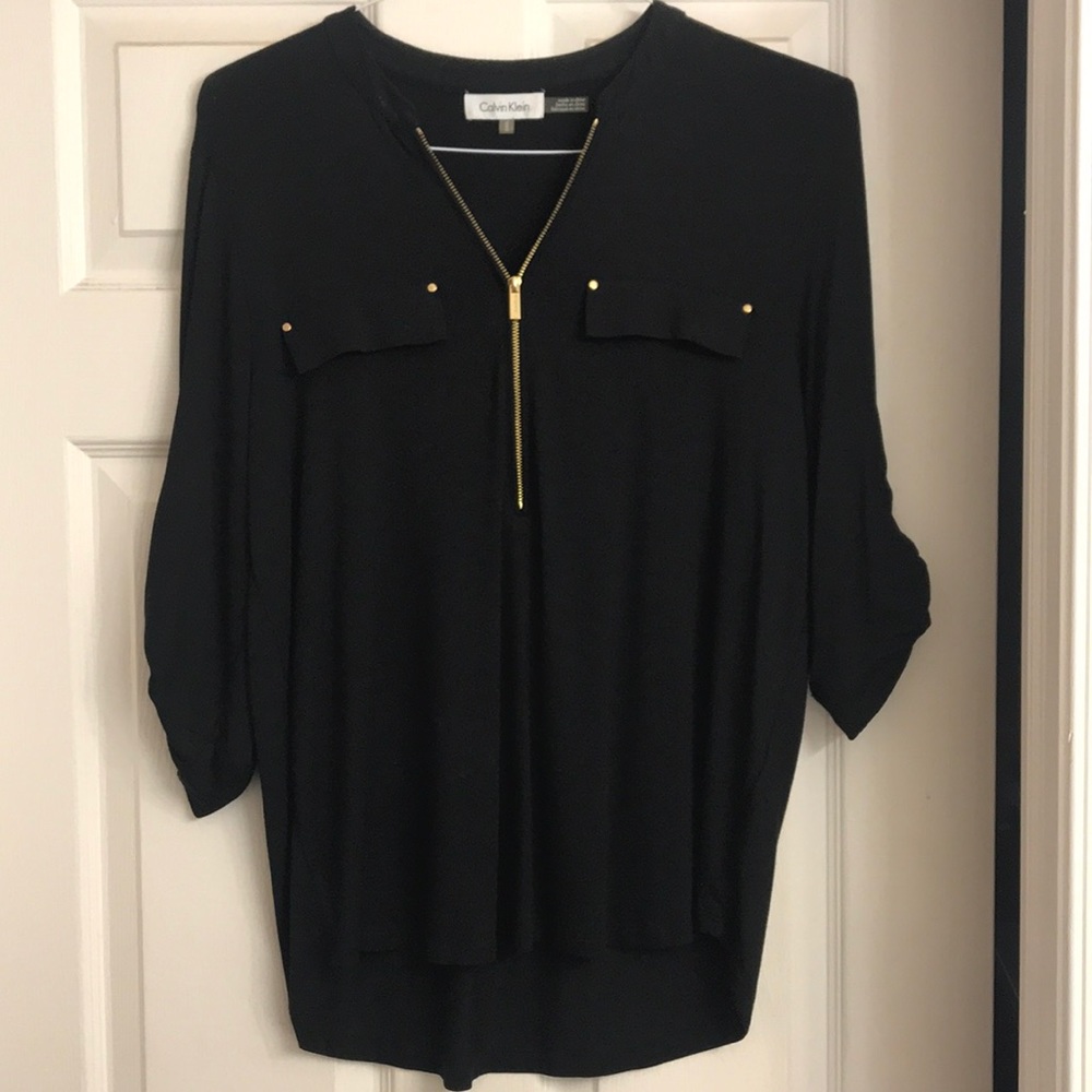 Zipper blouse